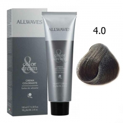 ALLWAVES FARBA DO WŁOSÓW 4.0 sredni braz 100ml